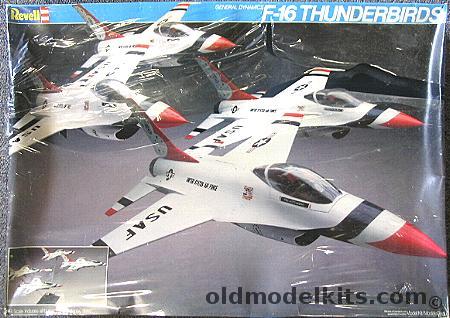 Revell 1/48 F-16 Thunderbirds - Four F-16s With A Special Base, 4749 plastic model kit